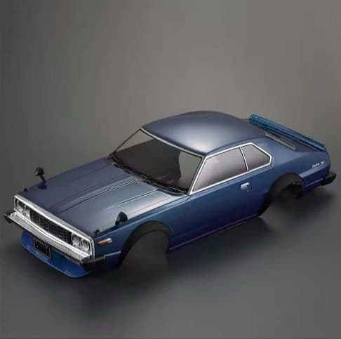 NISSAN SKYLINE ジャパン 1/10 RCカー ボディー ブルー