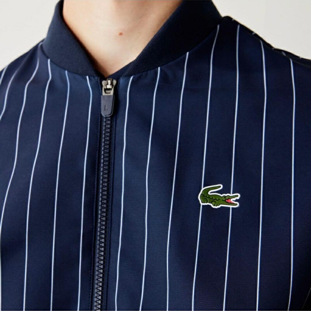 【希少・未使用】LACOSTE ジョコビッチモデル ピンストライプ ブルゾン