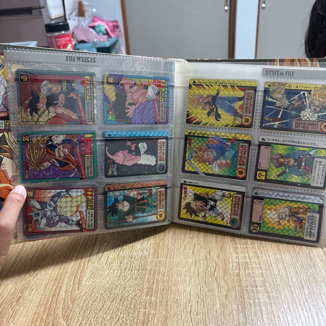 ドラゴンボールZ カードダスシステムファイルとカードセット