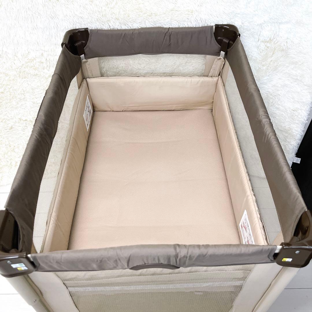 Aprica アップリカ ベビーベッド ココネルエアー ココア 美品