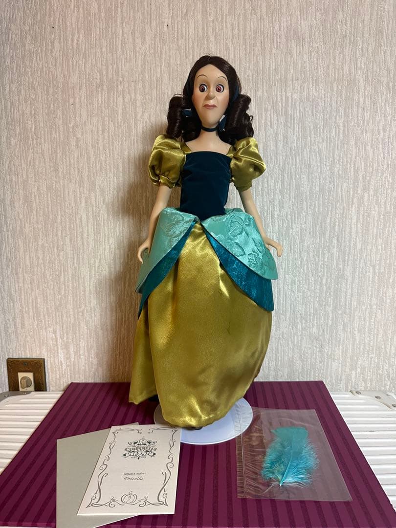 激レア　ディズニーヴィランズ　ヴィンテージ　ビスクドール　ドリゼラ　新品未使用