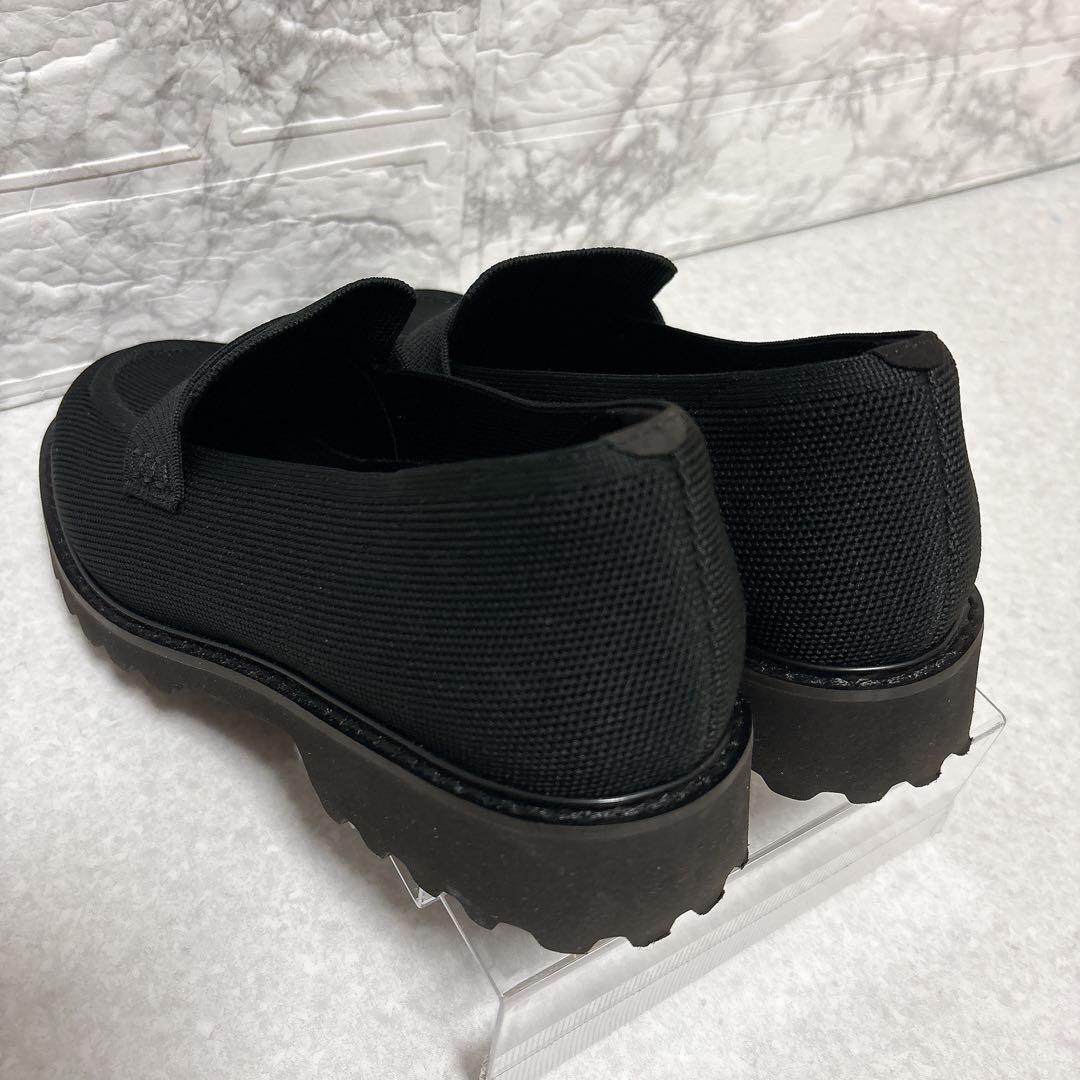 ⭐極美品・希少⭐VIVAIA アーモンドトゥ トラックソール ローファー25.5