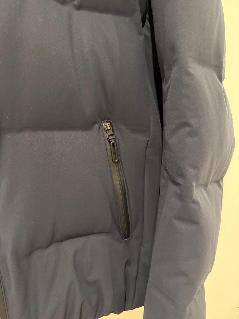 デサント 水沢ダウン ダウンジャケット L ブラック 日本製 防水 フード付き