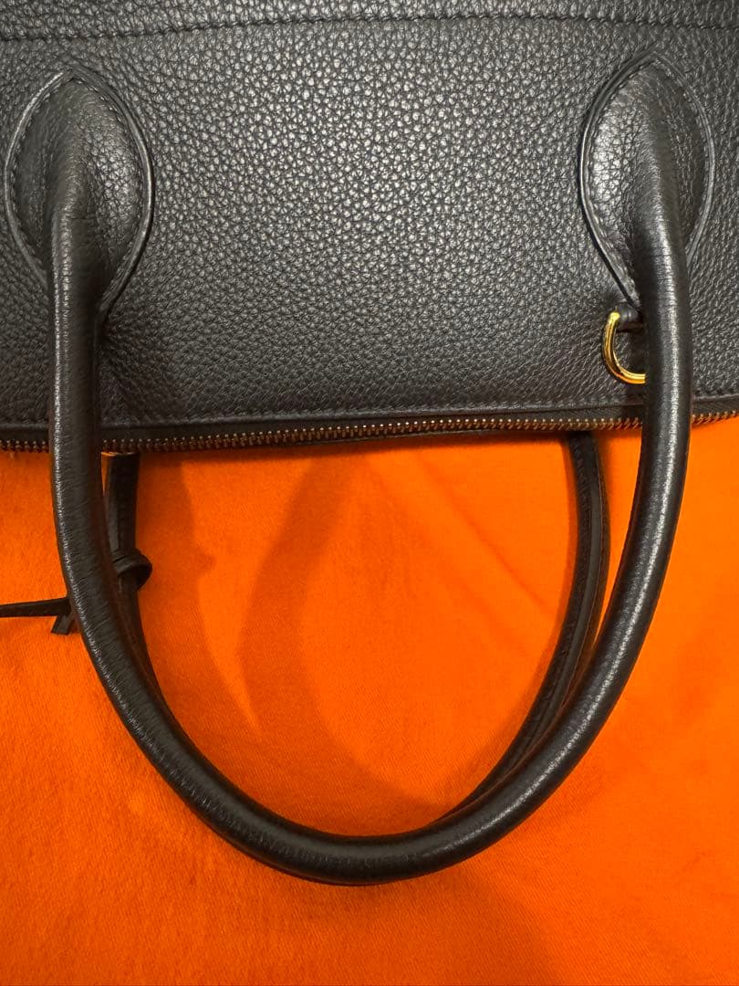 美品　エルメス　ボリード　35 ノワール　黒　✖️ゴールド　ショルダー