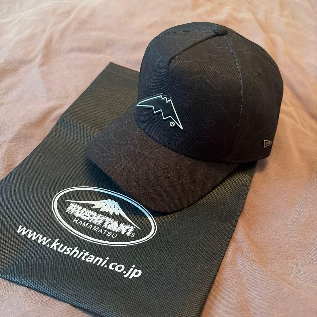 新品　送料無料　クシタニ ニューエラ コラボ キャップ ブラック　P-5103