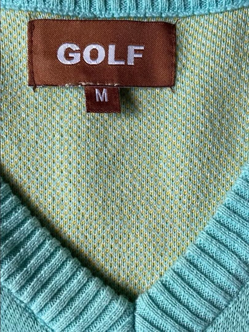GOLF WANG 花柄 ベスト M