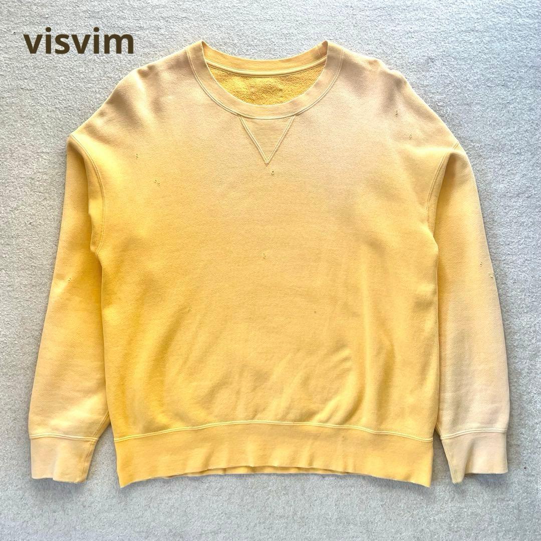 【枇杷】visvim JUMBO SB SWEAT L/S CRASH