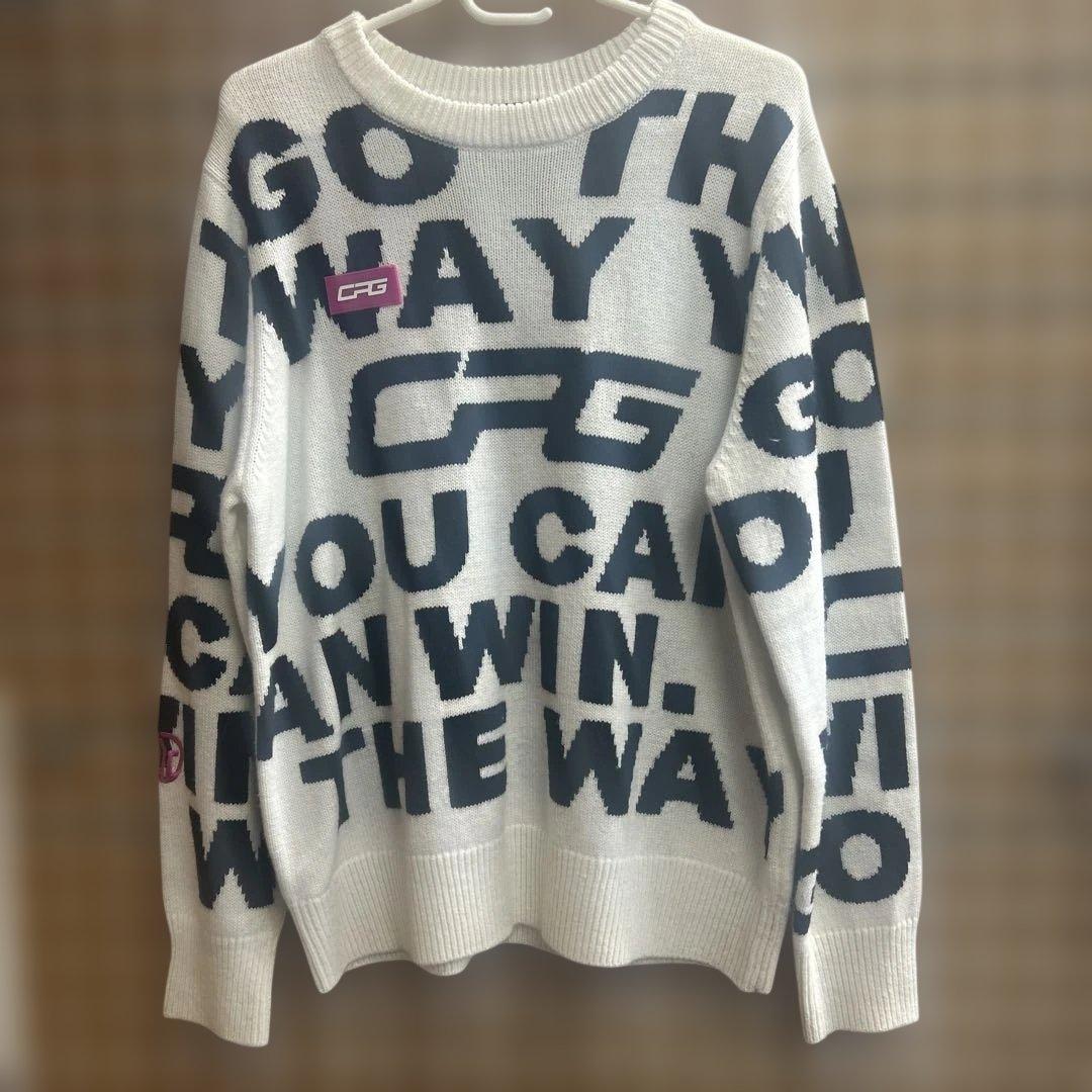 A10. CPG GOLF シーピージーゴルフ ニット　セーター LL