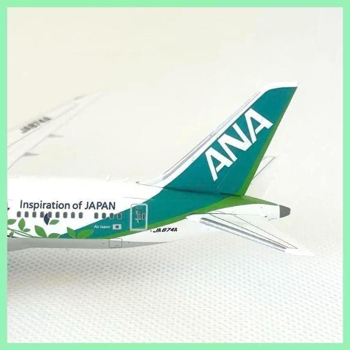 新品 ANA グリーンジェット Boeing787-8 1/400 スタンド付