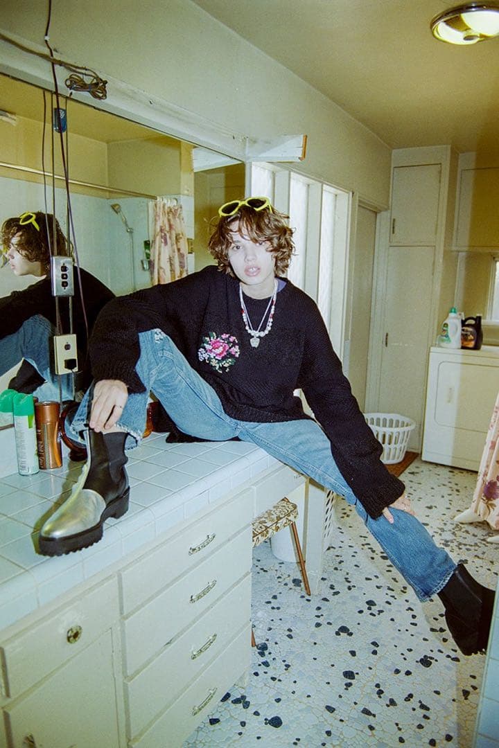 【超美品】【DAIRIKU】21aw FLOWER KNIT