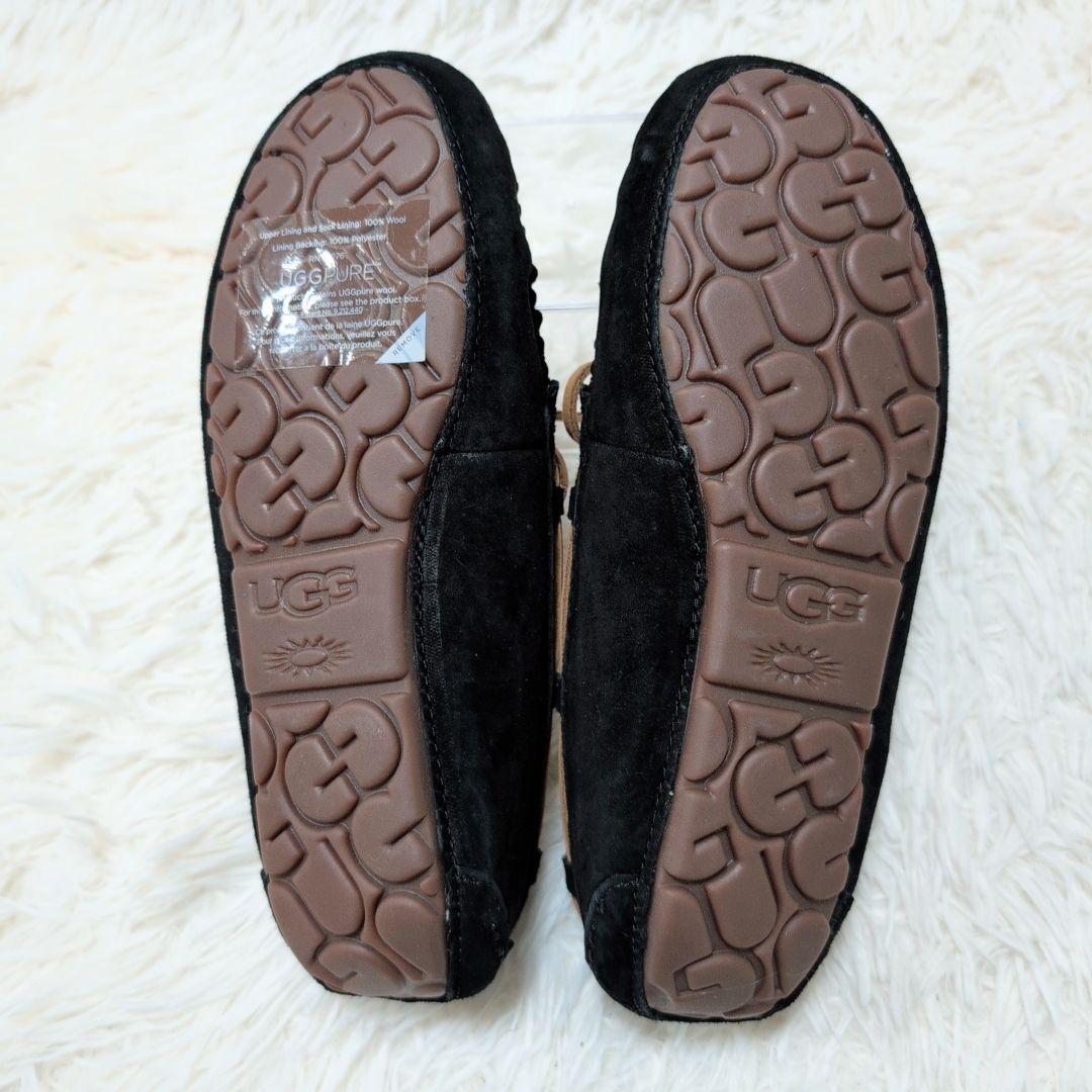 【未使用級】アグ ダコタ モカシン スリッポン ブラック 23.0cm