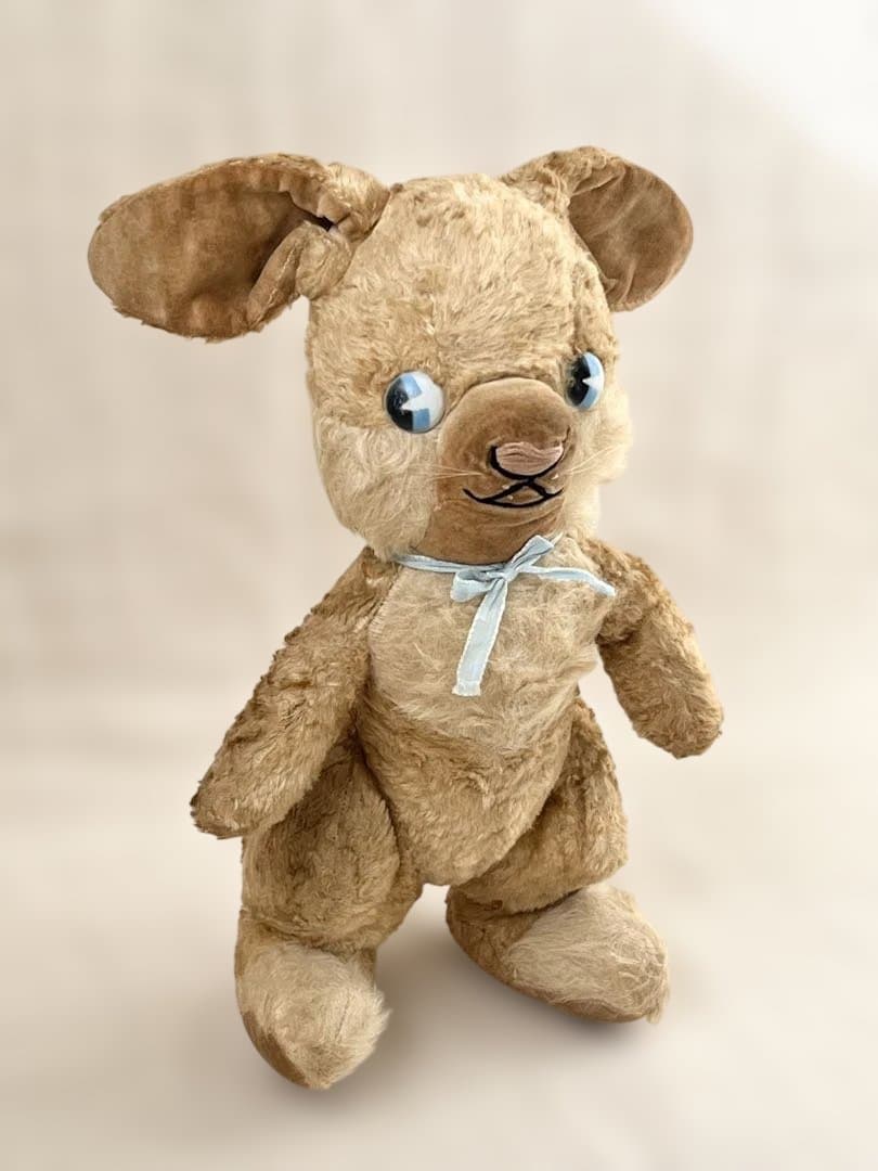 アンティークヴィンテージ英国製うさぎバニーぬいぐるみテディベア ドール