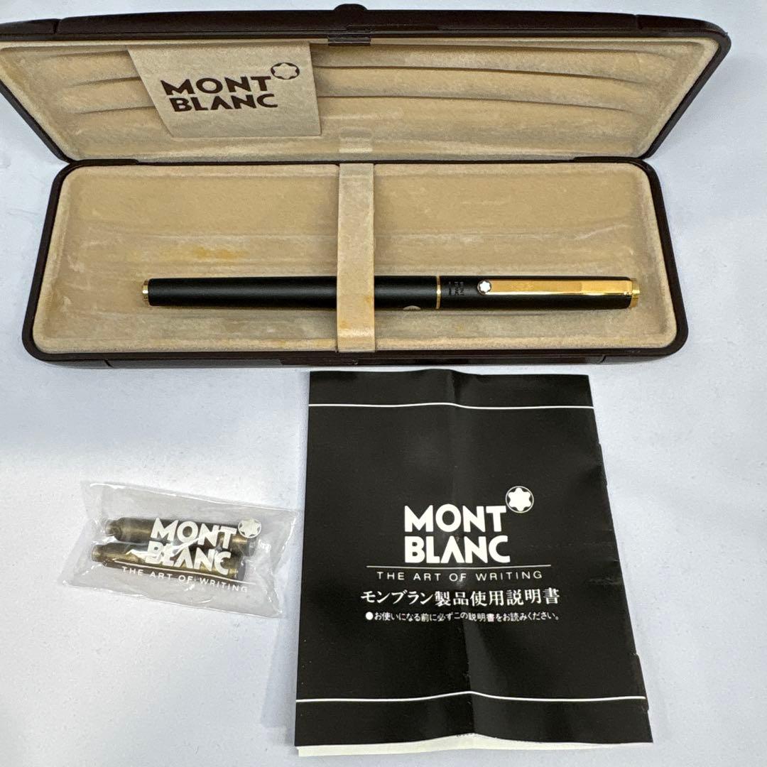 MONT BLANC 万年筆 ブラック ゴールド14K