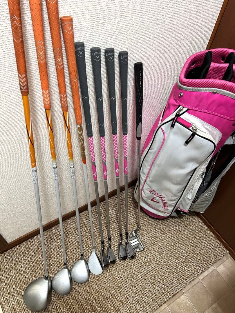 ■Callaway フィリーとソレイル　レディースクラブセット　キャディバッグ