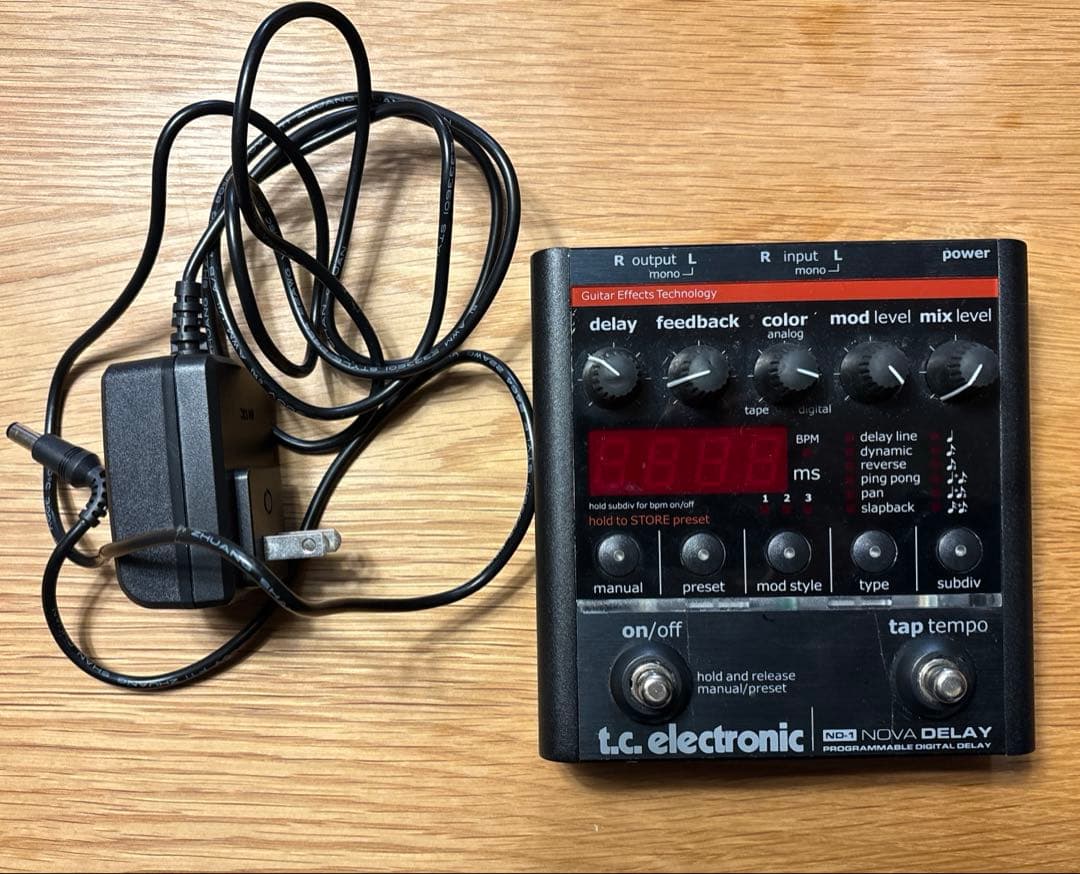 ギター TC Electronic NOVA Delay ND-1