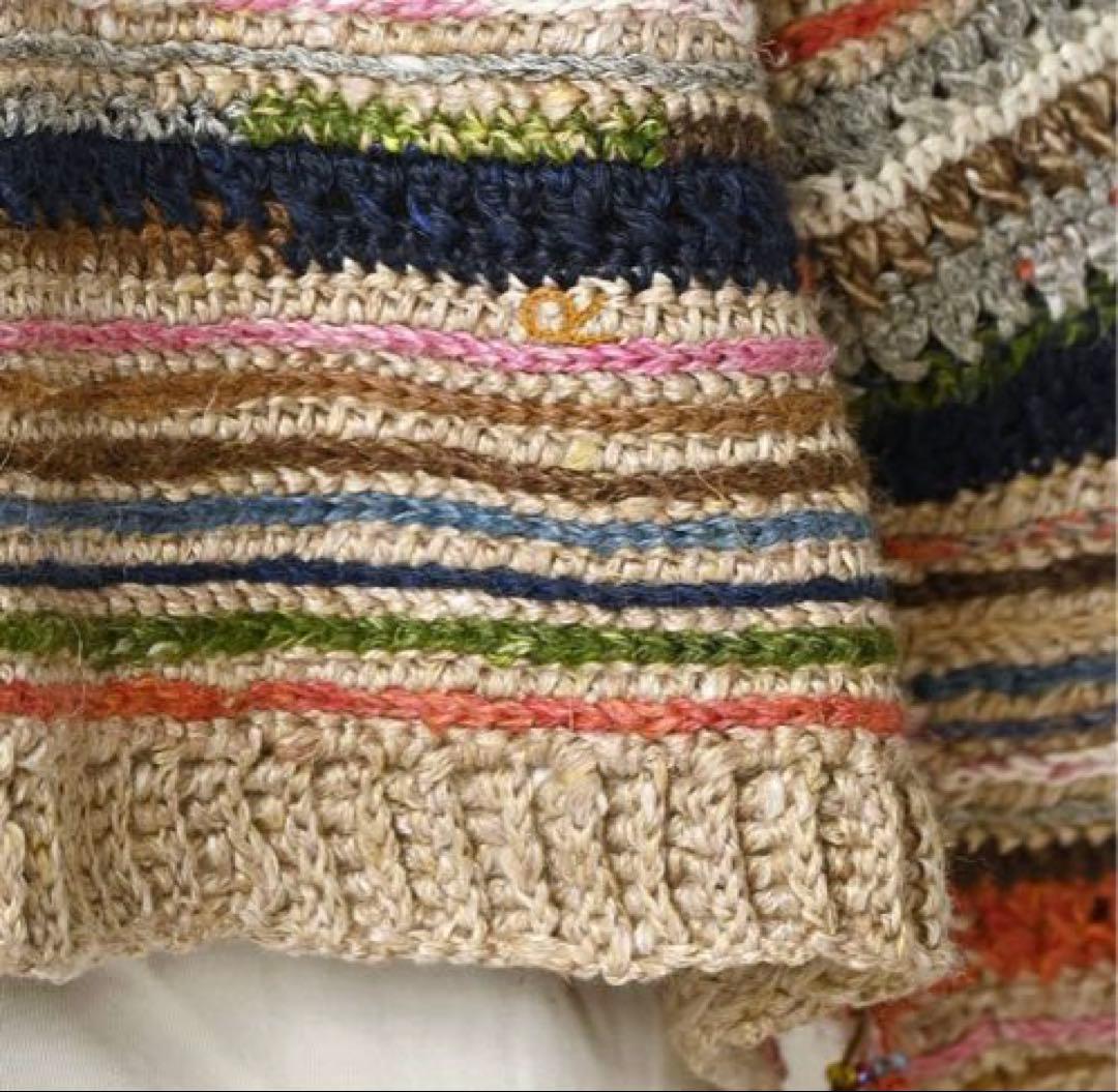 45R 2026春　ラグ編みリネンのボレロ　サイズ2