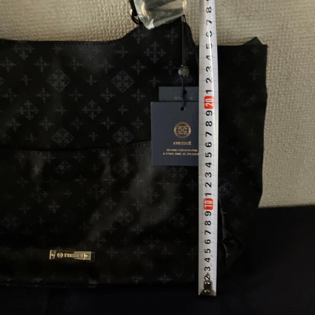 新品　未使用　russet ラシット　トートバッグ　ネイビー