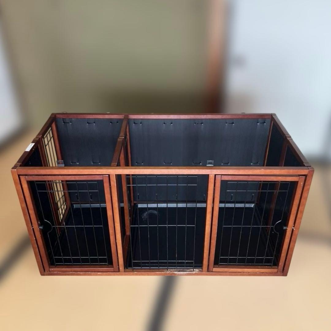 折り畳み木製犬用ケージ 12年程前6万で購入 静岡市取りに来てくれる方限定です