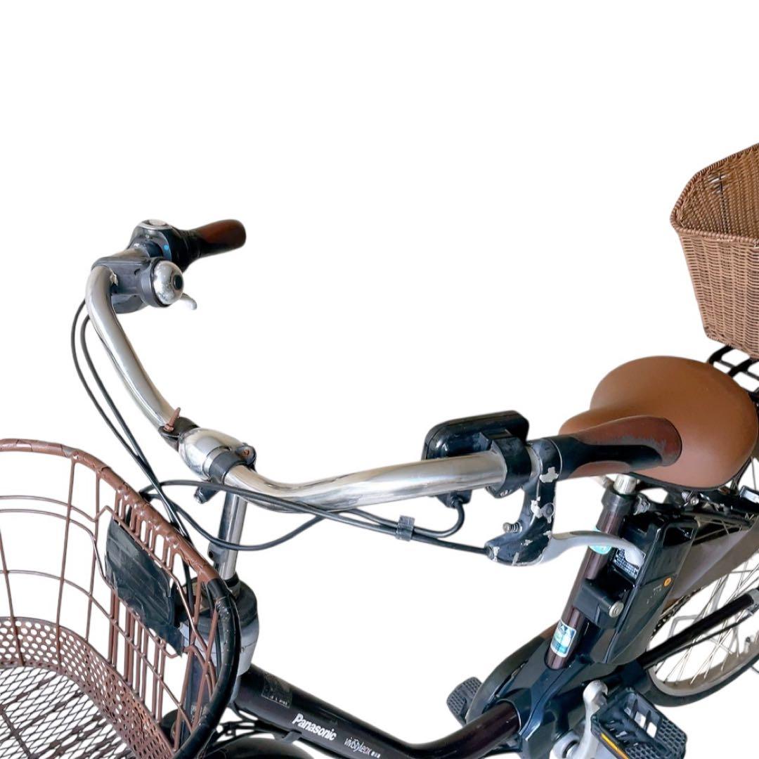 【引取限定】パナソニック　ビビスタイルDX 26インチ　茶色　電動アシスト自転車