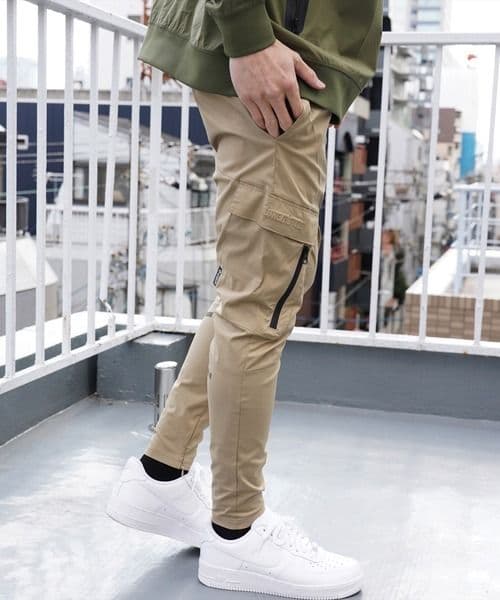 LUXE/R GOLF ストレッチ布帛カーゴパンツ 45940BGM