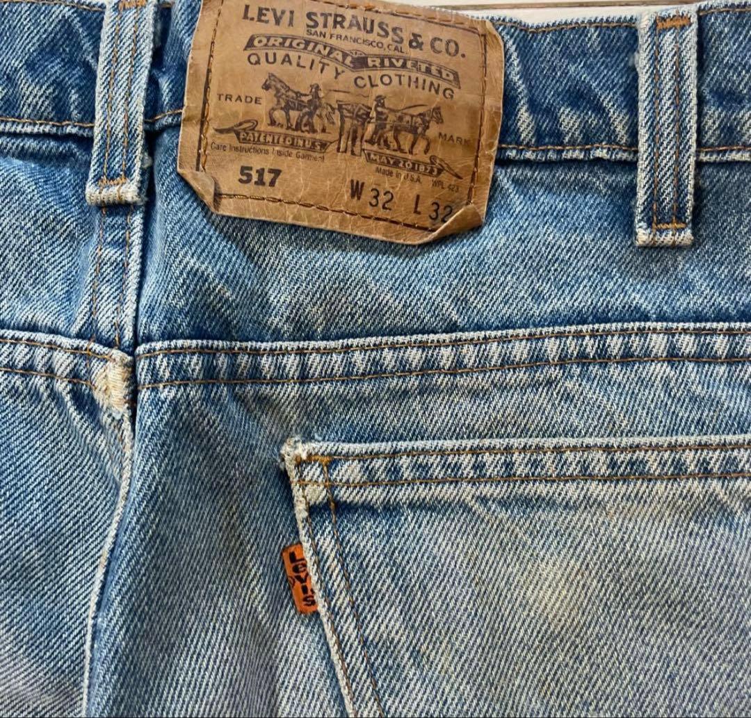 M*6様 リーバイス 517 made in USA オレンジタブW32 L32