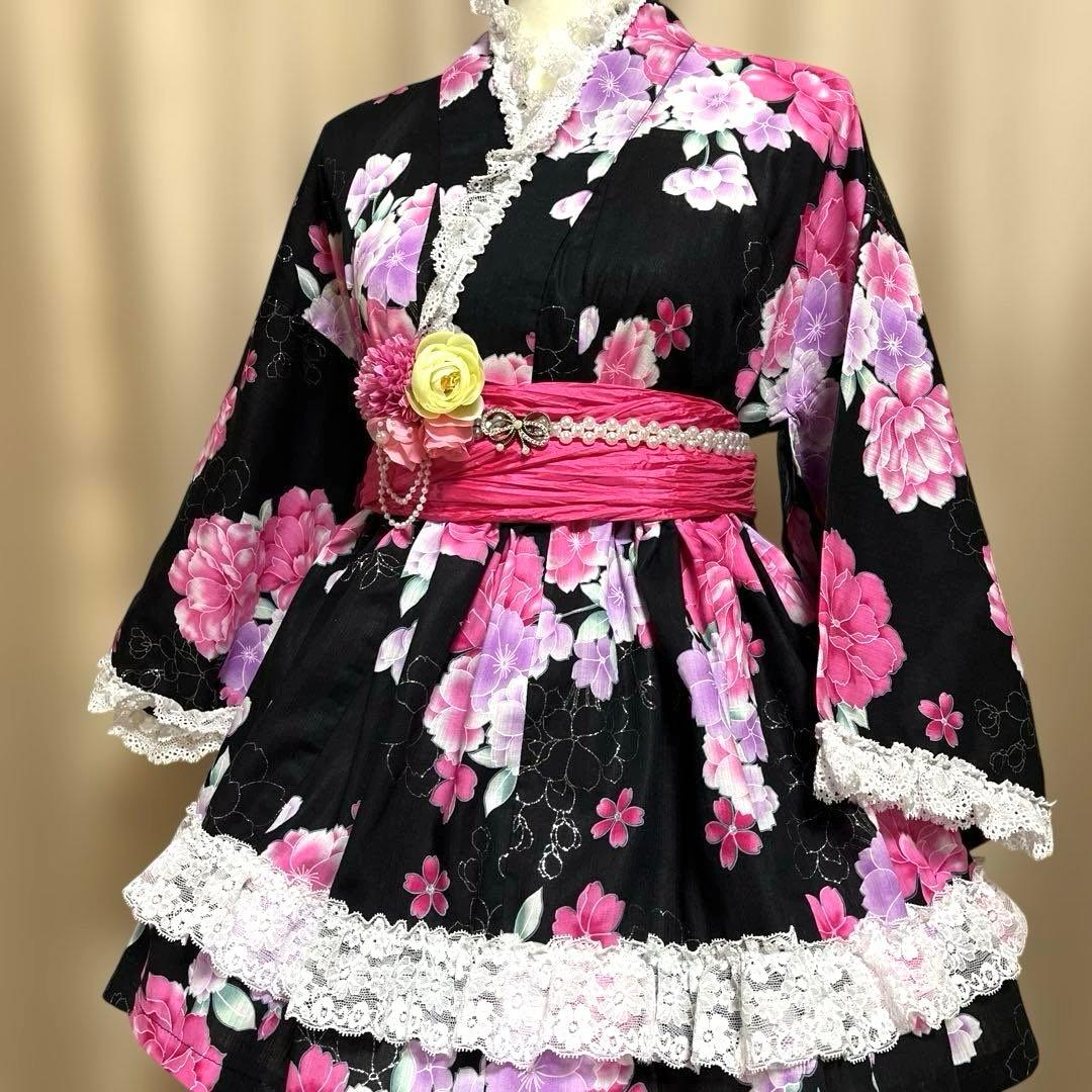 RK⑧ 浴衣ドレス　地雷系　量産型　姫ギャル