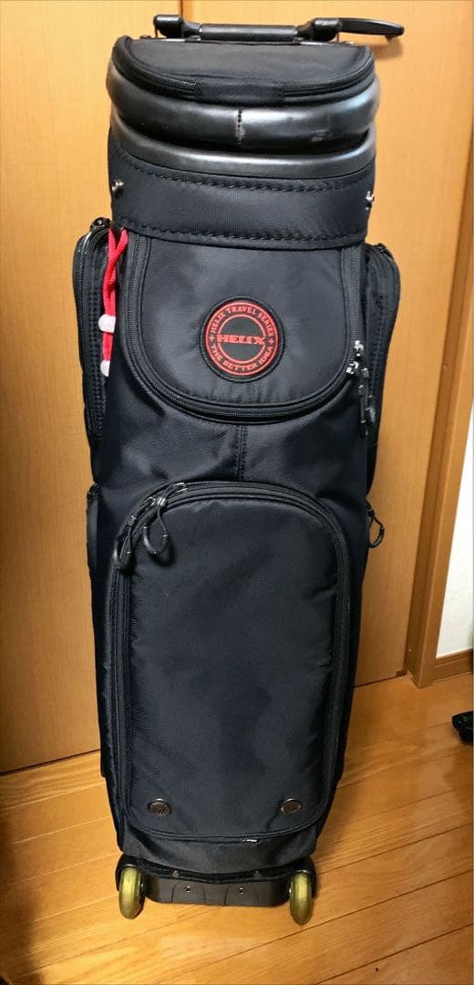 【HK様】HELIX キャディバッグ 4輪キャスター式 旅行用