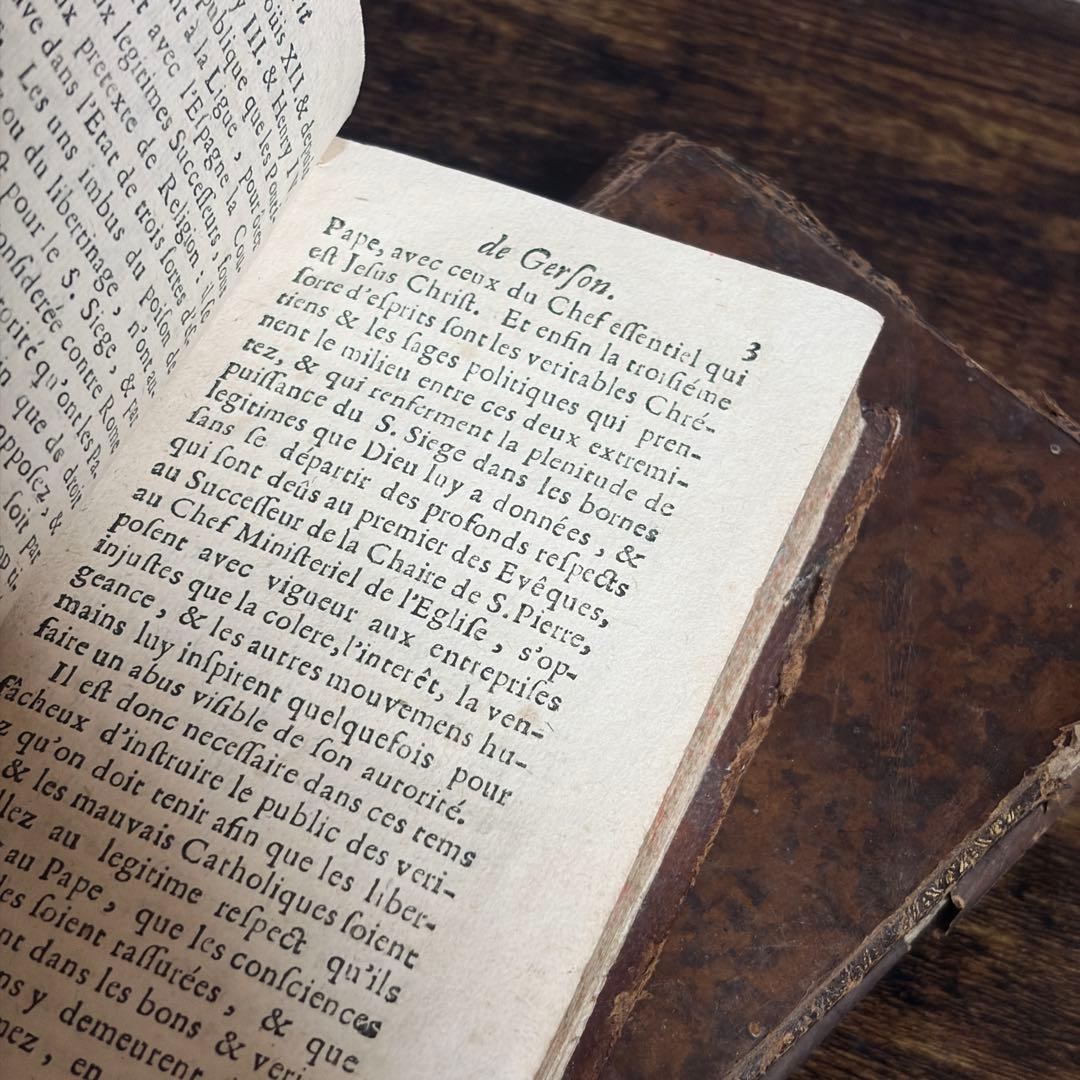 革装丁の洋書【3set】古書　アンティーク　ヴィンテージ　インテリア