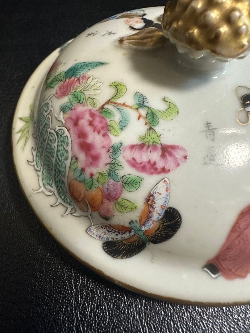 中国古美術　清時代　無双譜人物