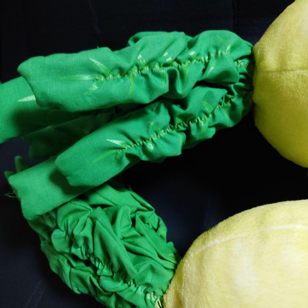 平成レトロ あおくび大根 特大 ぬいぐるみ 腹巻き ちび大根 マフラー キッズ