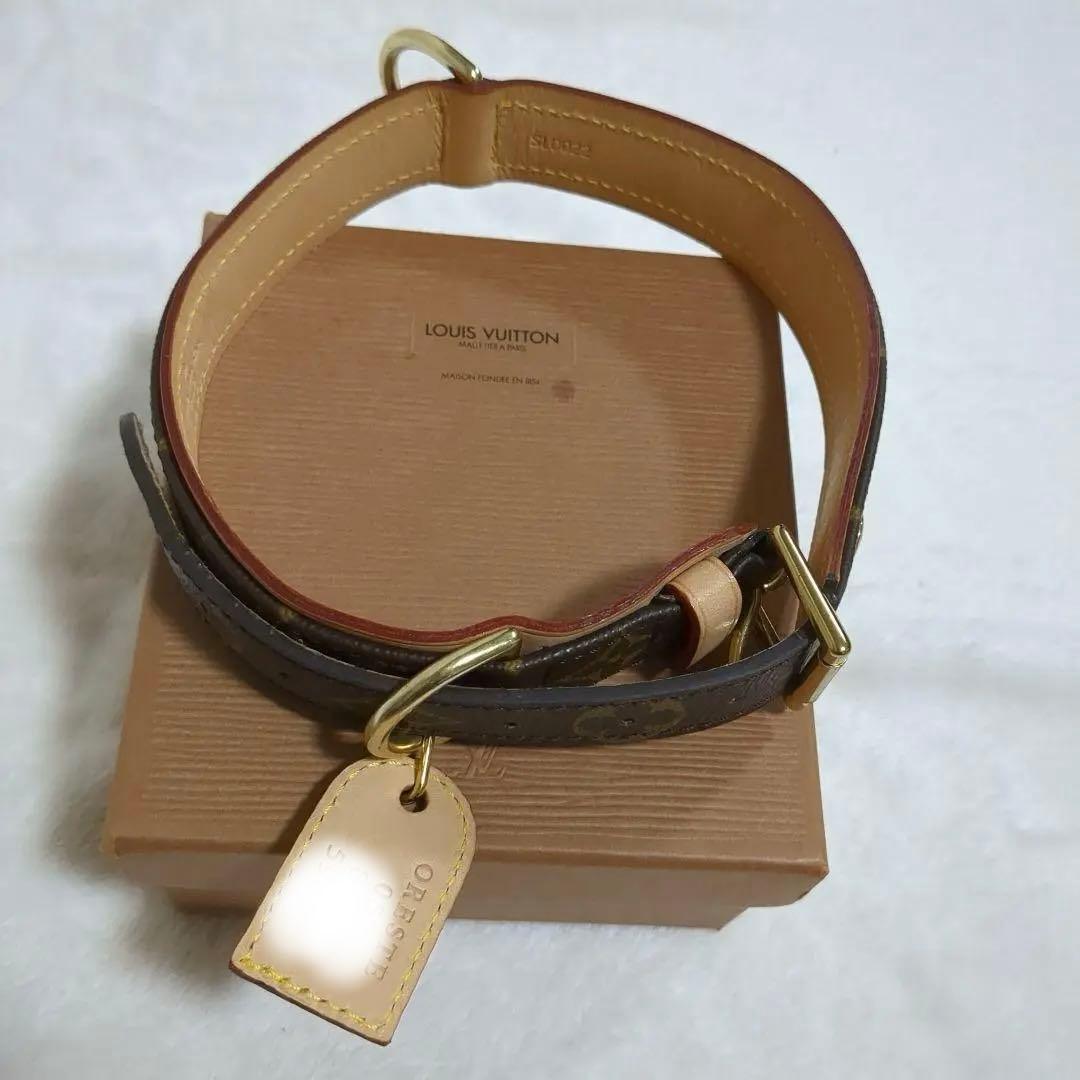 【未使用品】LOUIS VUITTON モノグラム　ドッグ　首輪
