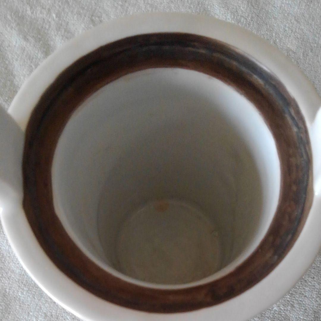 有田　杉原一壺作白磁手桶形花器