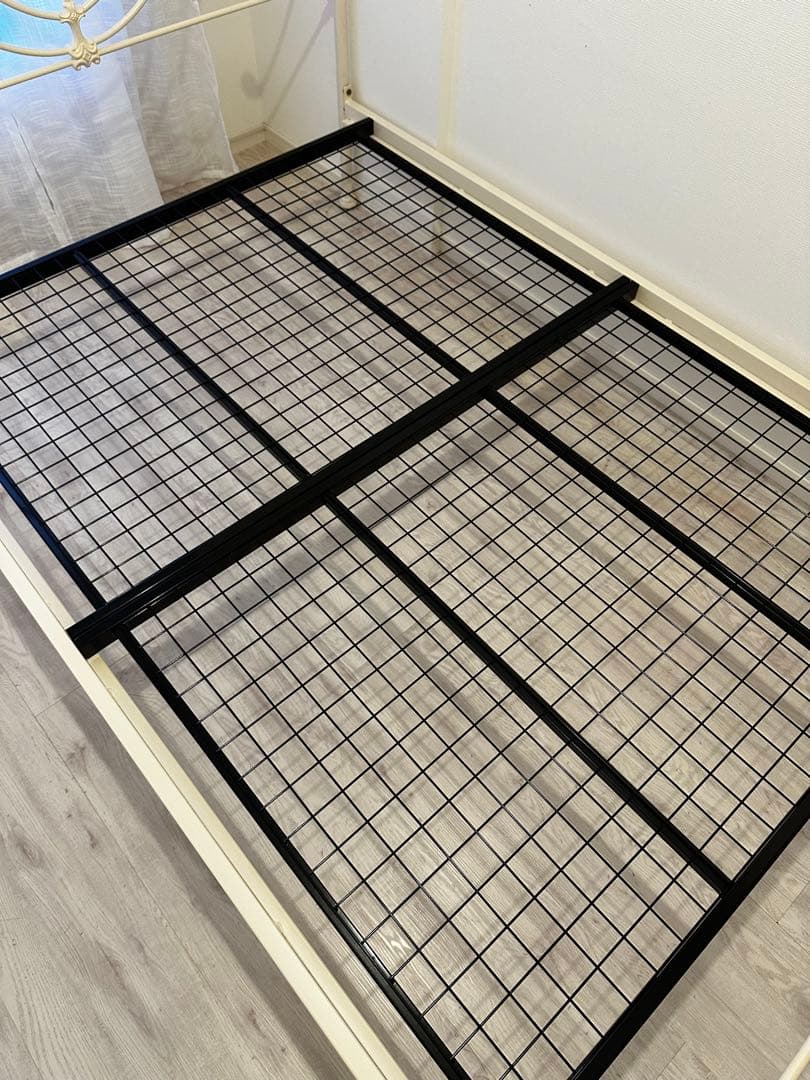 値下●Laura Ashley ローラアシュレイ ベッドフレーム ダブル ベッド