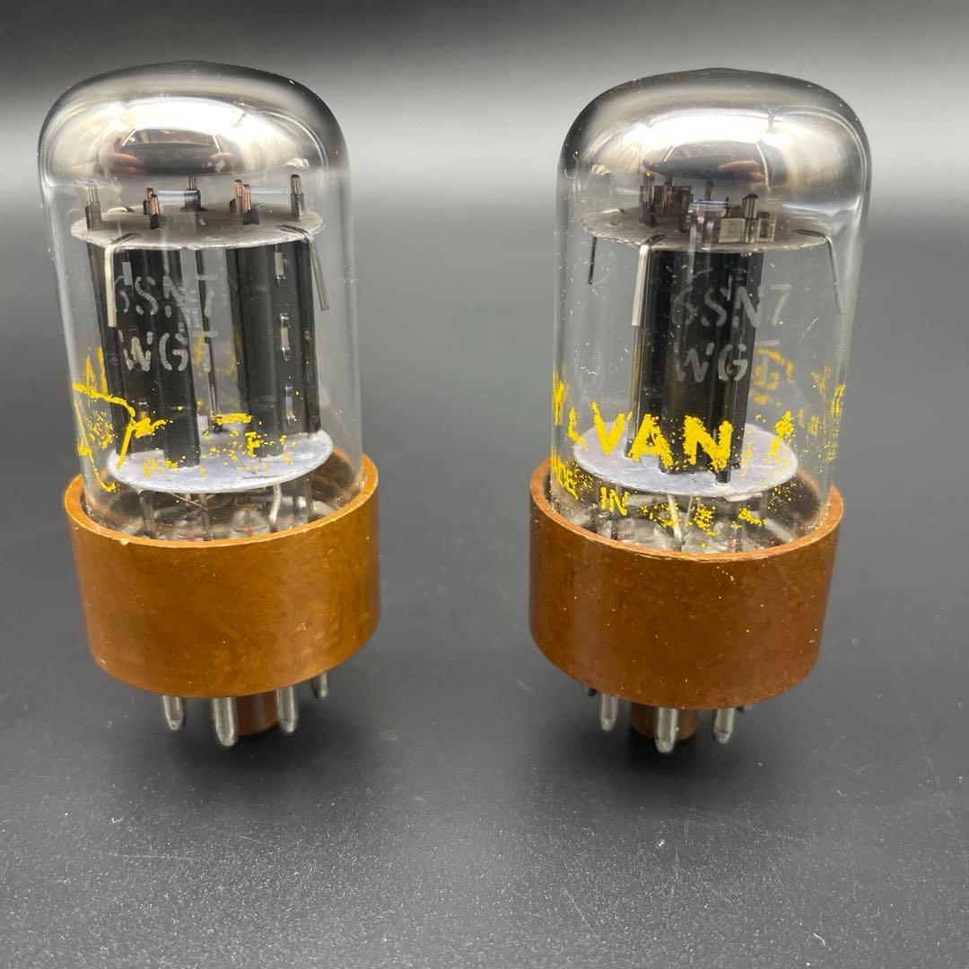 6SN7-WGT SYLVANIA ワンペアセット 真空管 (99)