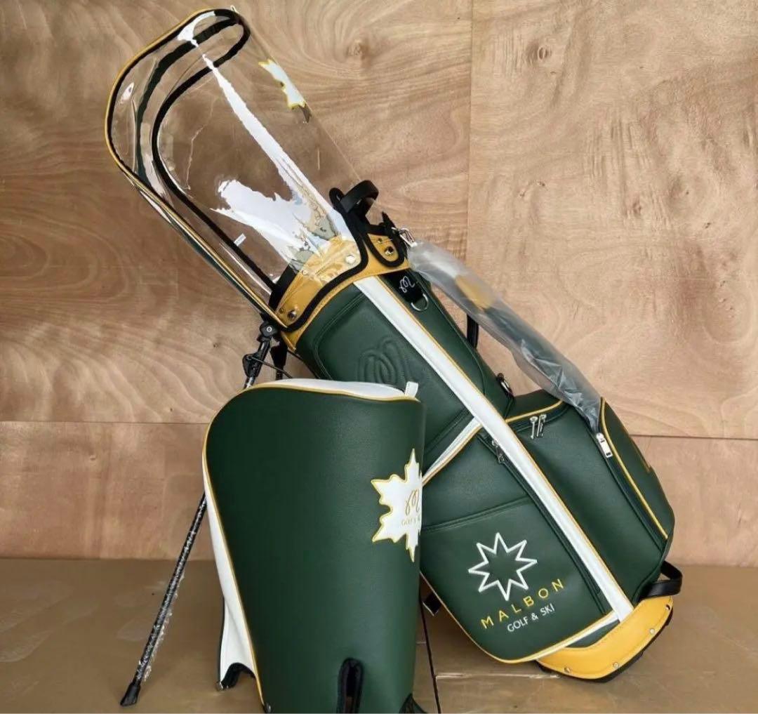新品 マルボン malbon ゴルフ バッグ キャディバッグ