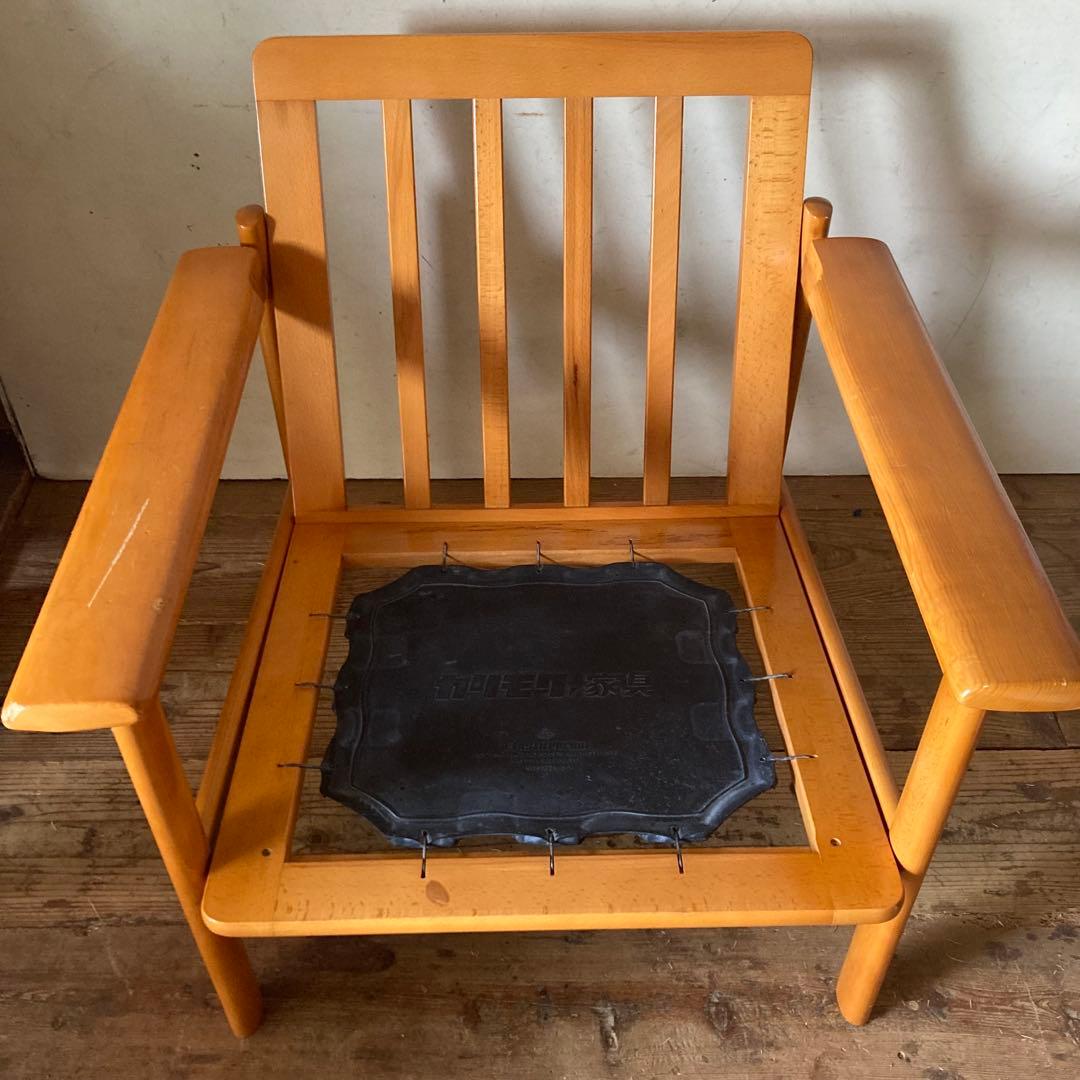 ヴィンテージ オールドカリモク 1人掛け ソファ イージーチェア 1