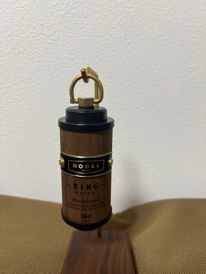 NODEL KING Miyabi wood ランタン 38kt Dリング付き