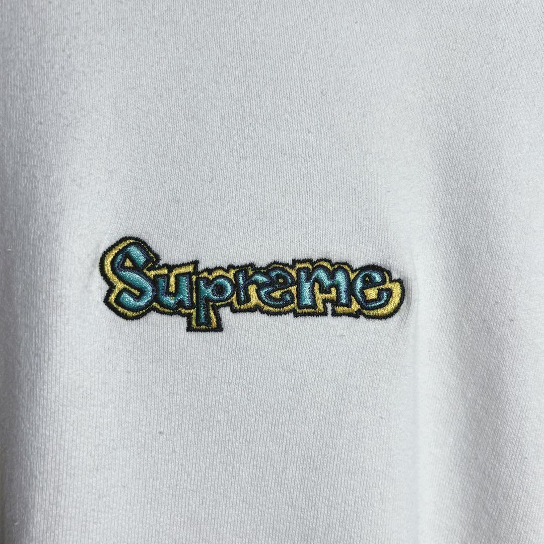 【入手困難!!】シュプリーム ✈︎カナダ製 刺繍 トレーナー 肉厚 裏起毛