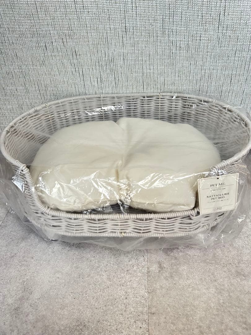 3COINS ラタン風ペットベッド 小型犬用✖️３個
