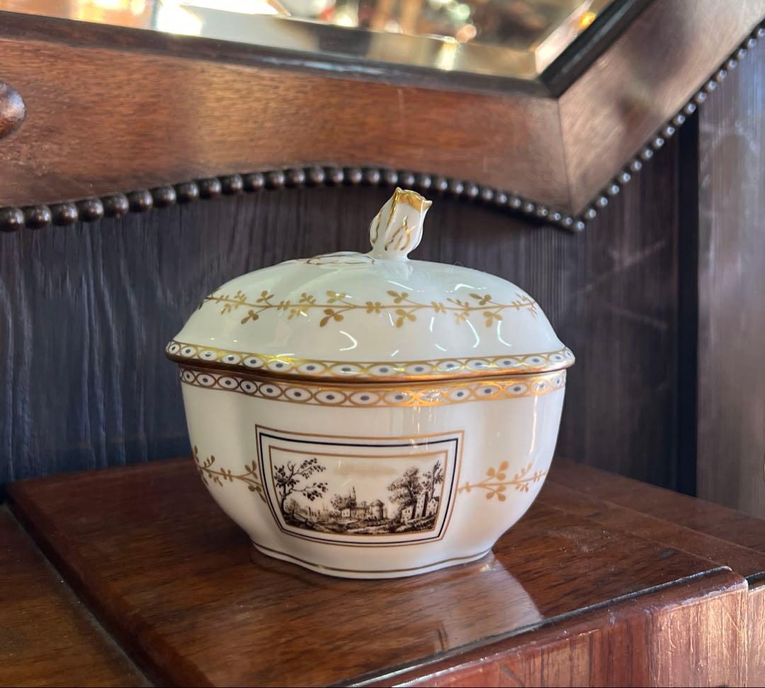 ジノリ Richard Ginori シュガーポット キャンディ入 小物入