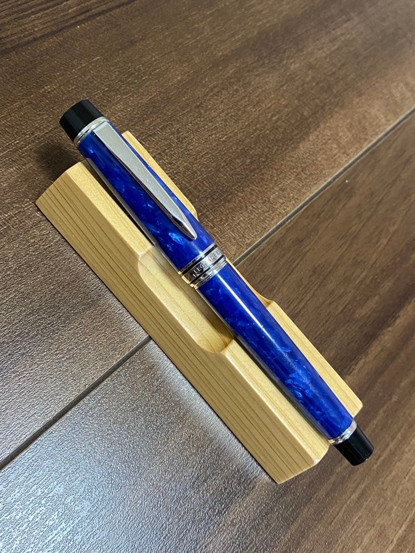 《*え様 パイロット カスタムレガンス89S 万年筆 ブルー　F細字