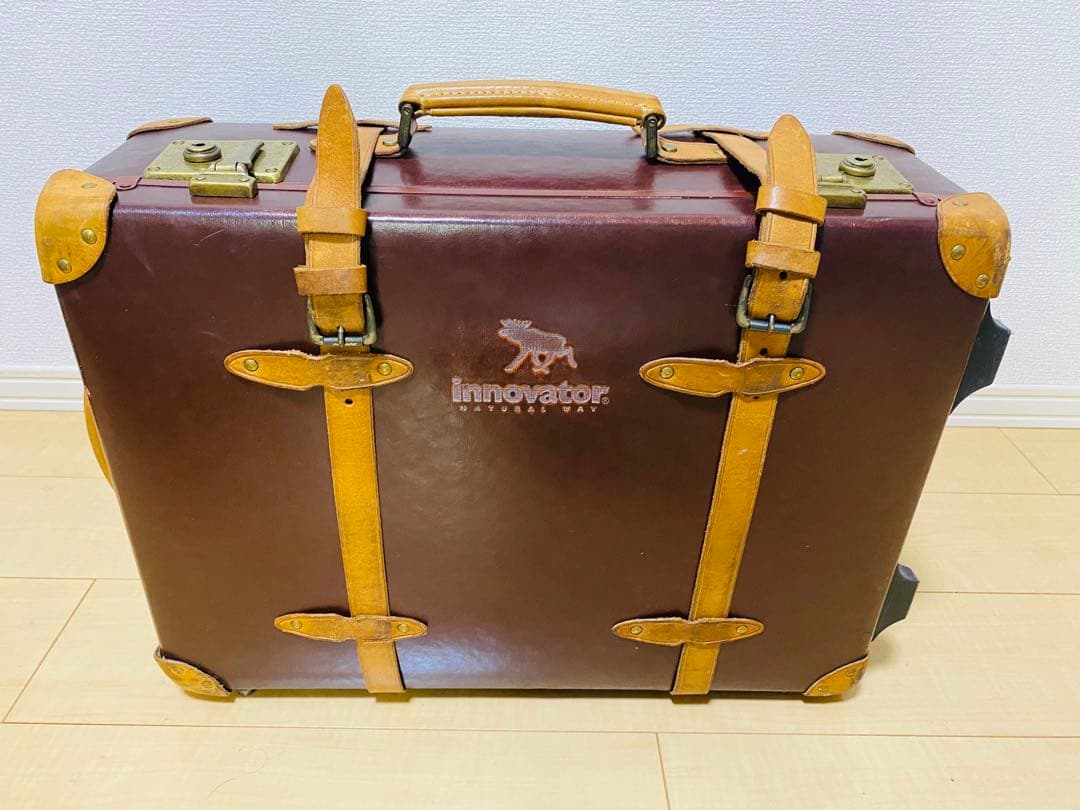 innovator 本革ビンテージトランク　機内持込OKサイズ