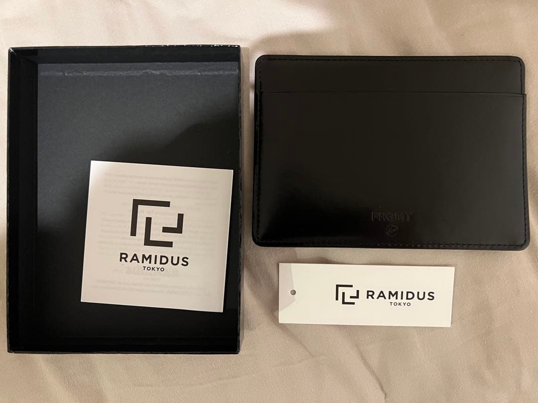 RAMIDUS FRGMT ブラックパスポートケース