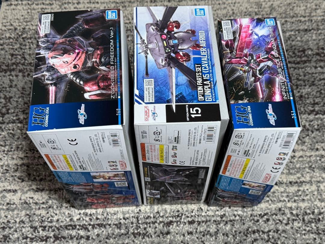 HG ズゴック　キャバリアーアイフリッド　インフィニットジャスティスガンダム弐式