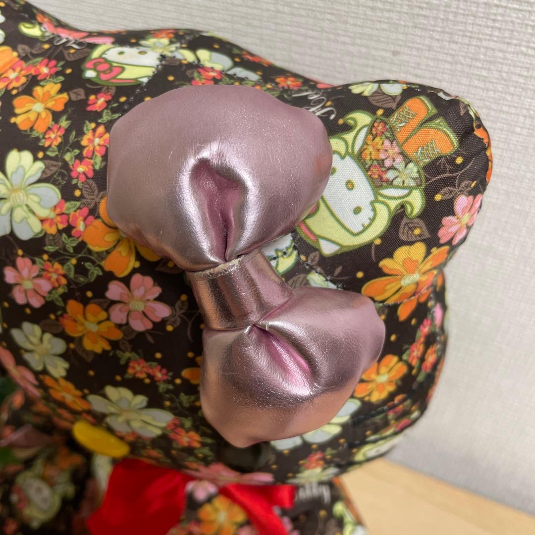 サンリオ フルールキティ ぬいぐるみ 約30cm 花柄