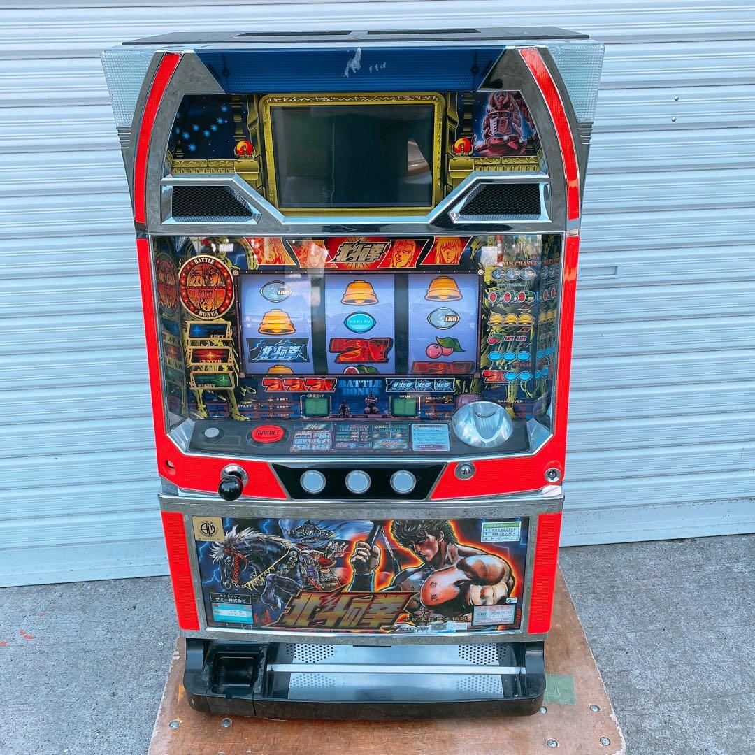 スロット パチスロ 北斗の拳 4号機 サミー 家パチ レトロ 中古品 ※鍵なし