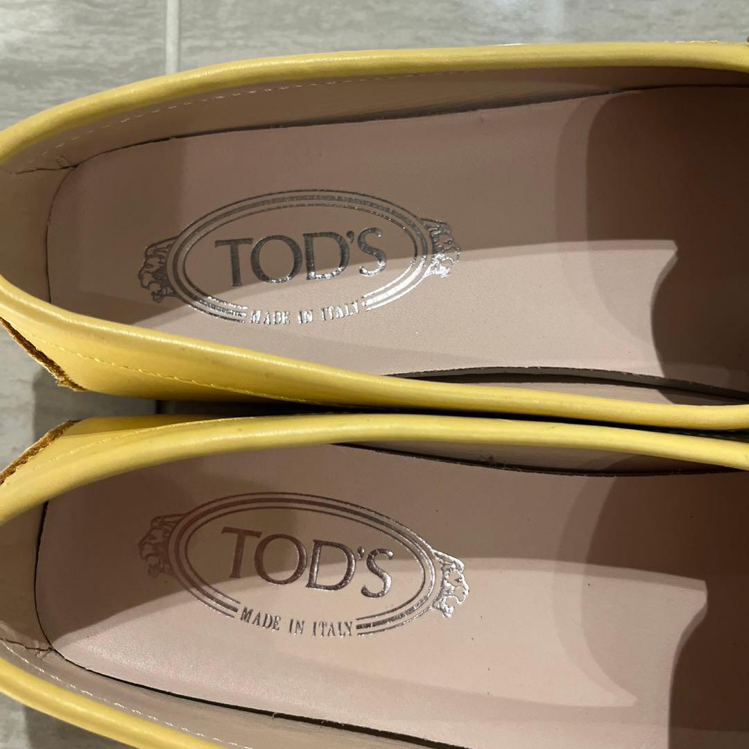 TOD'S モカシン イエロー サイズ38