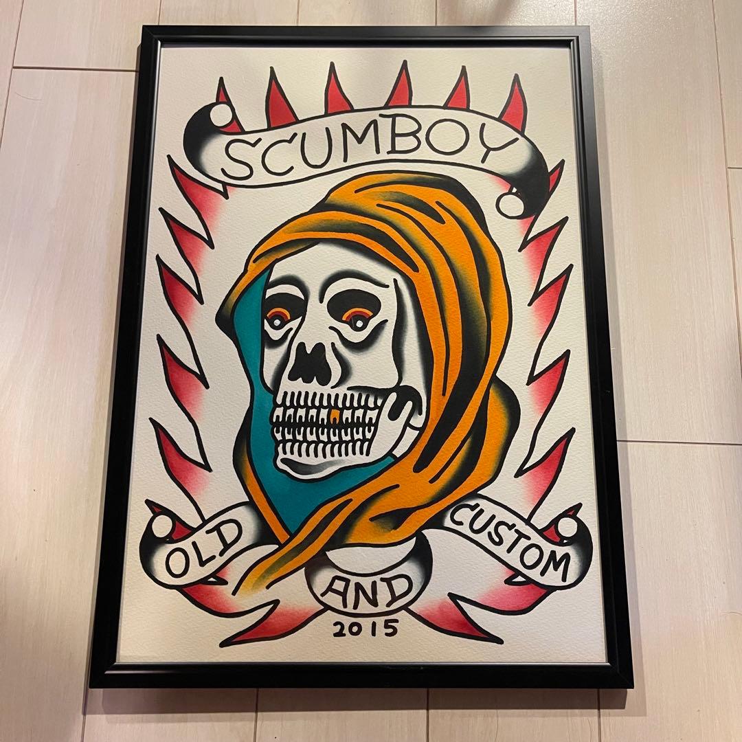 SCUMBOY 原画 tattoo flash タトゥーフラッシュ アート