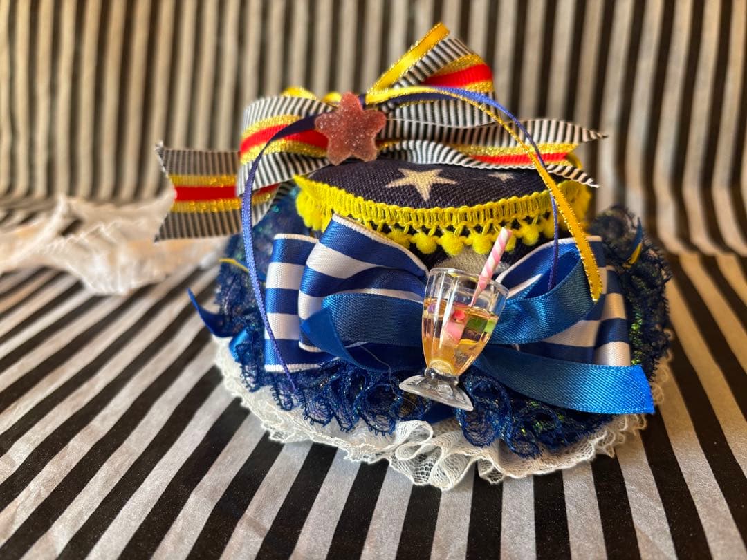 ③Parti du Ruban お帽子　ハット犬用品　写真撮影