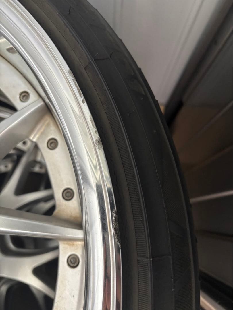 v*イ様 エイムゲイン　20インチ ホイールセット スペーサーロックナット付き